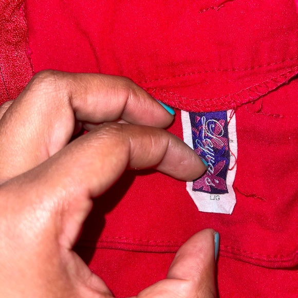 Red pencil skirt - Picture 3 of 4